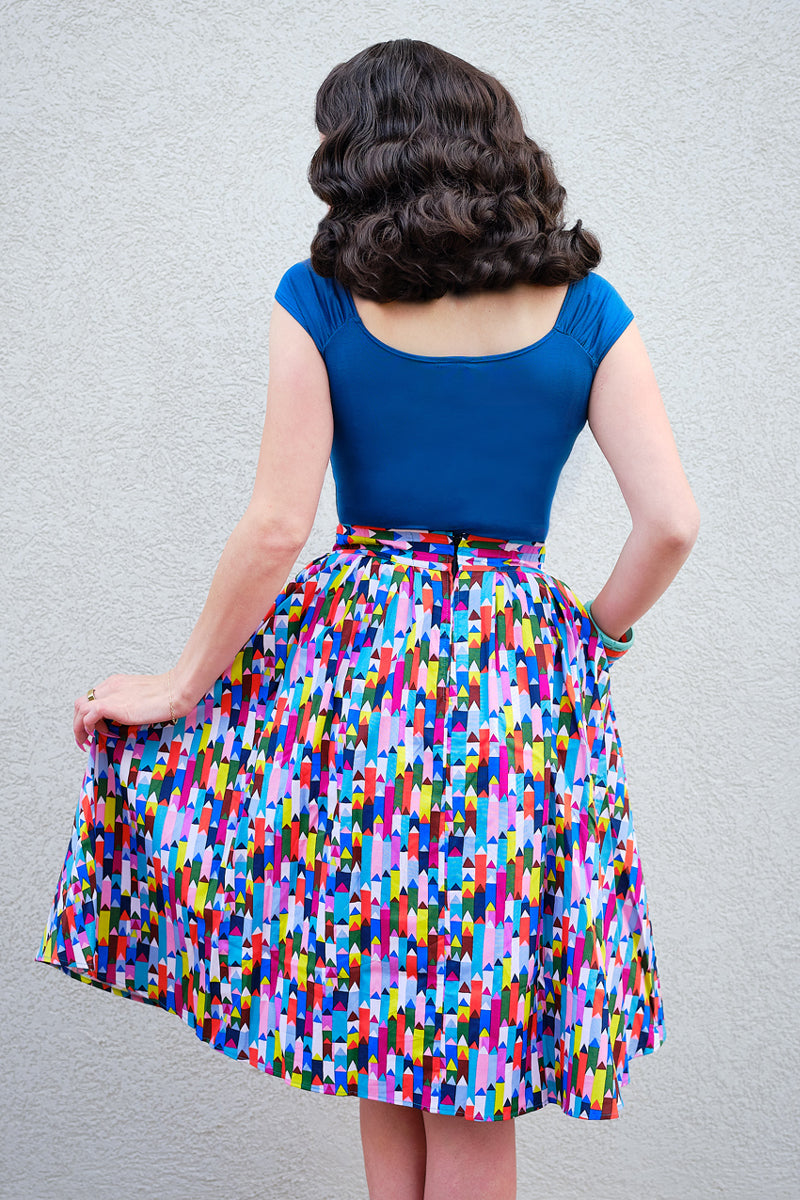 Isabel Top in Peacock Blue - Concordia Style Boutique