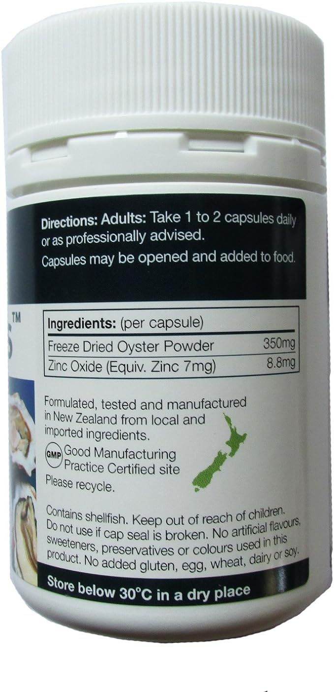 Oyster Plus Zinc with Taurine Marine Nutrient - 60 Capsules - Concordia Style Boutique