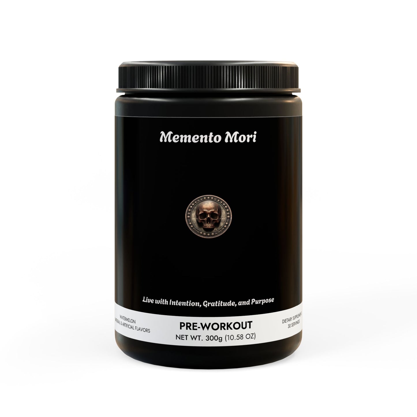 Pre-Workout Supplement, Watermelon (300 g, 10.58 oz) - "Memento Mori" - Premium Food Supplements from Concordia Style Boutique - Just $28.30! Shop now at Concordia Style Boutique