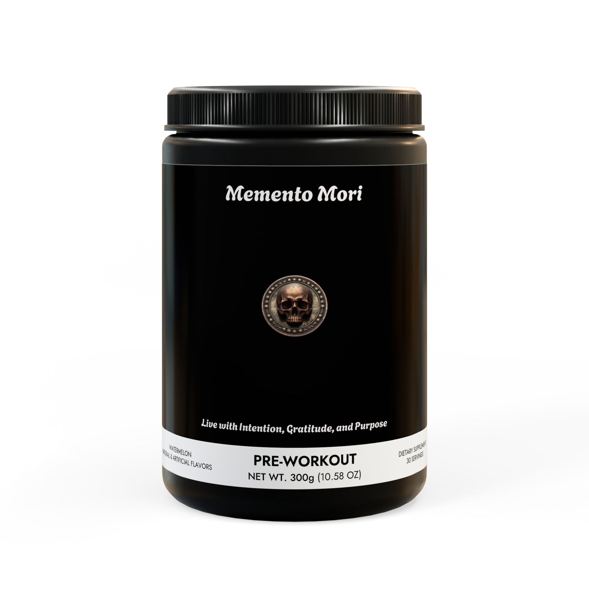 Pre-Workout Supplement, Watermelon (300 g, 10.58 oz) - "Memento Mori" - Premium Food Supplements from Concordia Style Boutique - Just $28.30! Shop now at Concordia Style Boutique