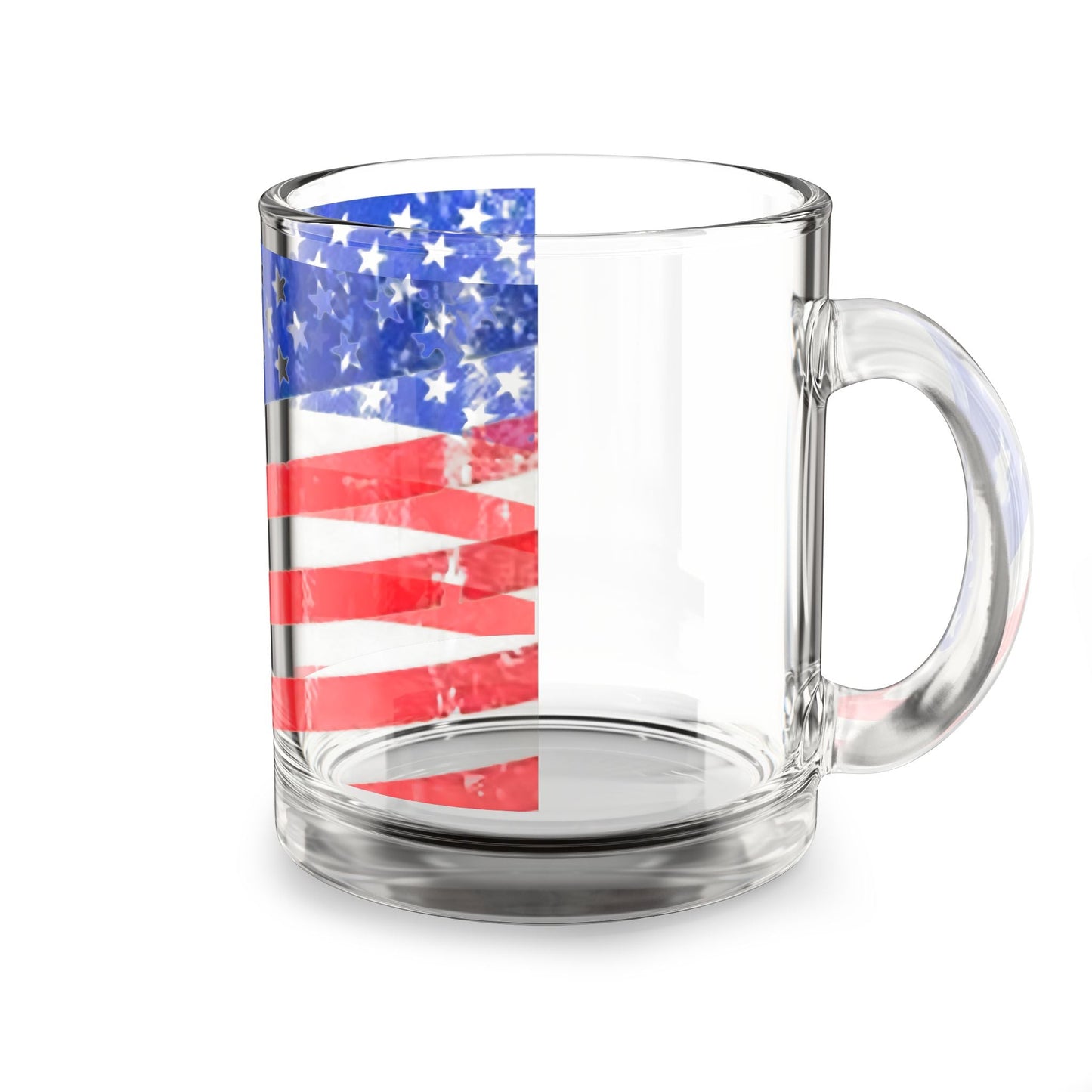 Patriotic Glass Mug - 10 oz American Flag Design -"Americana" - Premium Mug from Concordia Style Boutique - Just $25.27! Shop now at Concordia Style Boutique