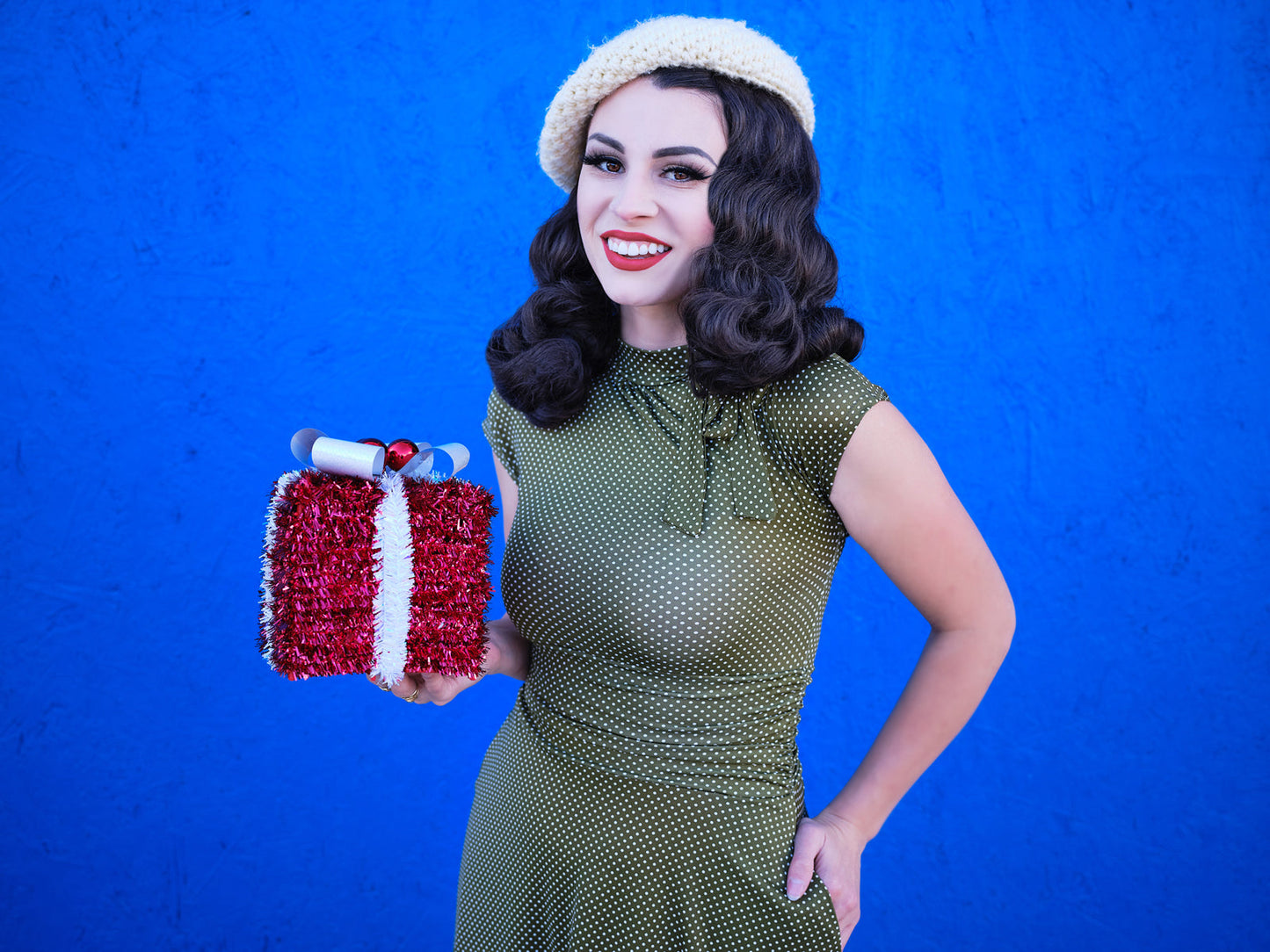 Olive Dot Bombshell Dress - Concordia Style Boutique