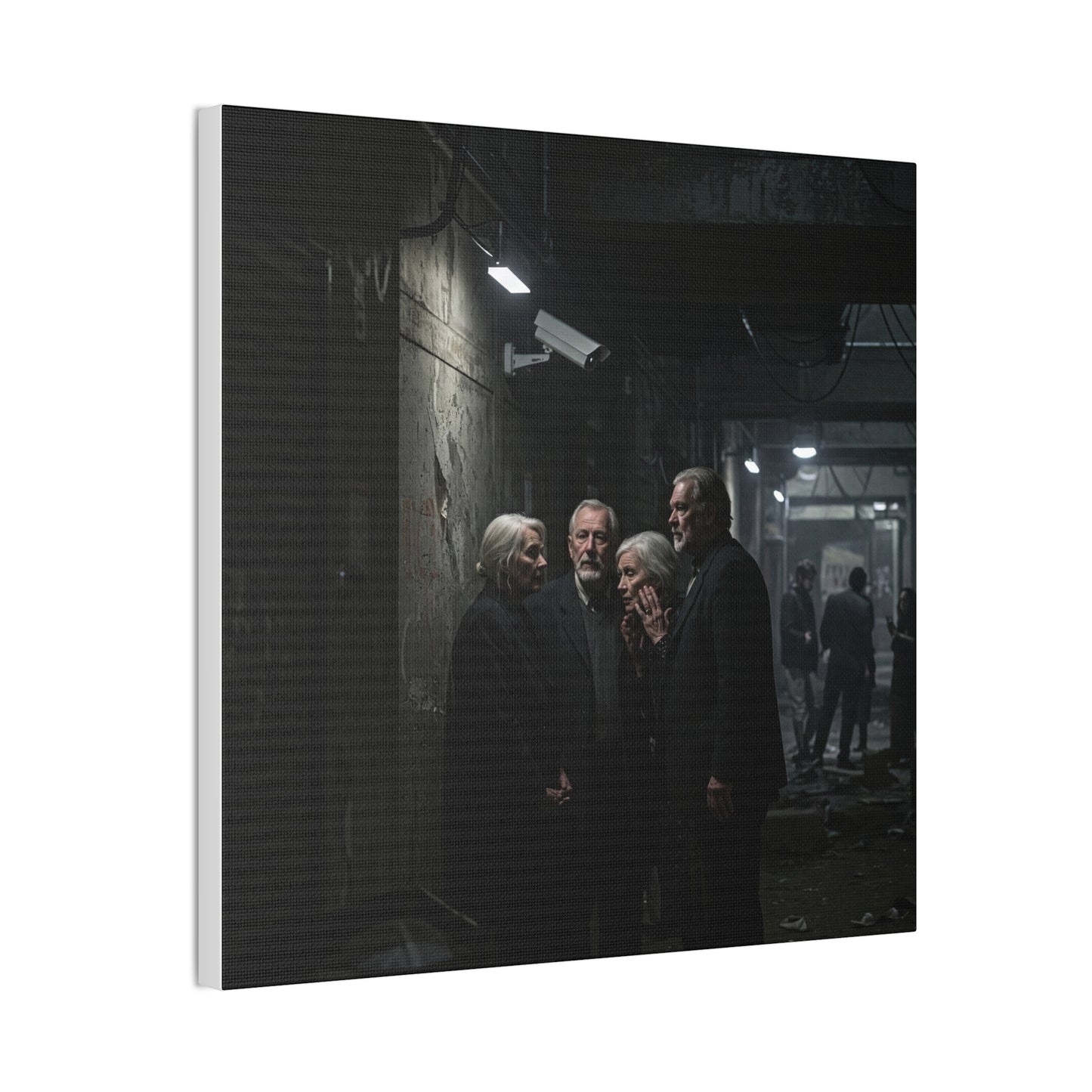 Mood-Infused Canvas Art Print - Urban Gathering Scene - Premium Canvas from Concordia Style Boutique - Just $62.45! Shop now at Concordia Style Boutique