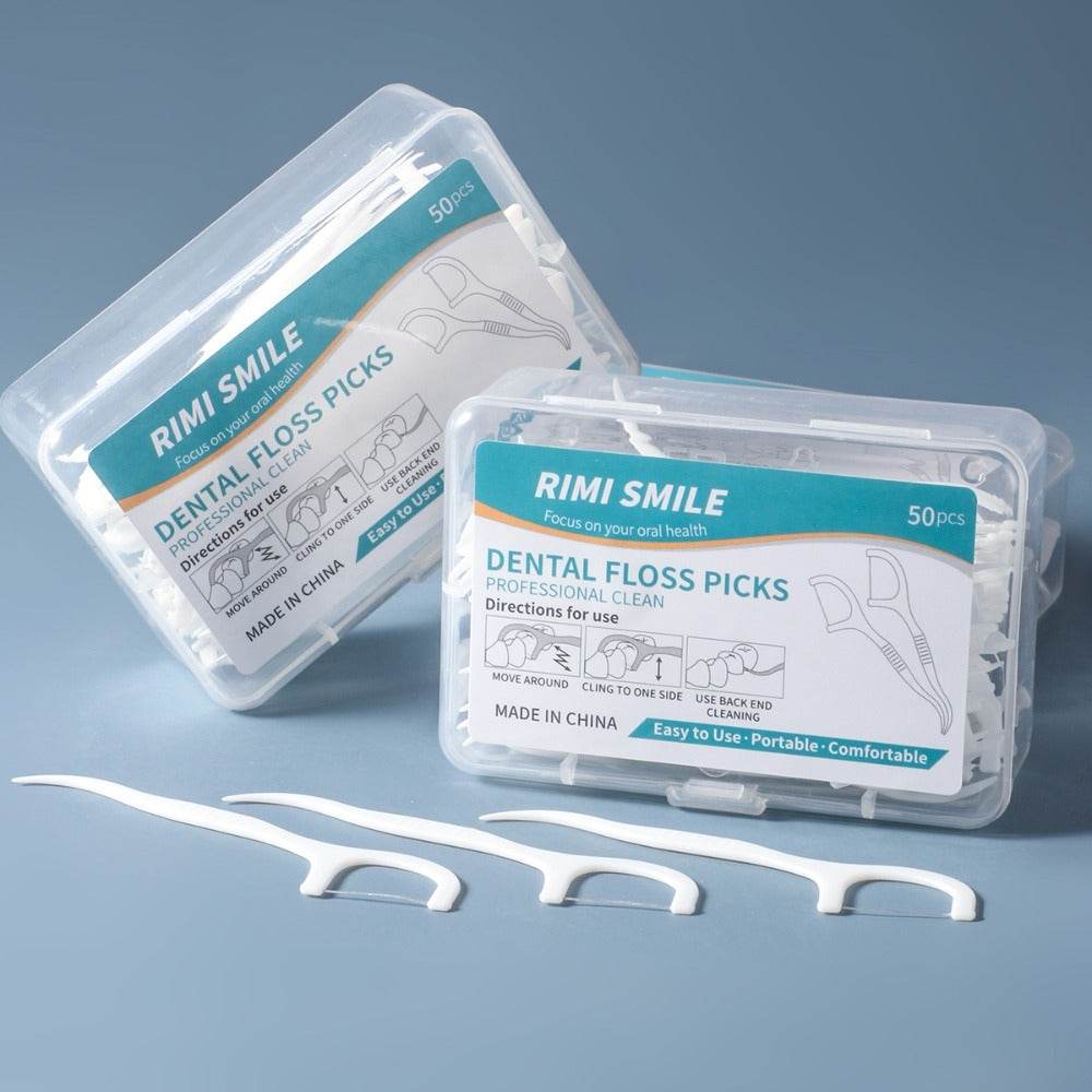 Dental Floss Picks - 50 pcs - Concordia Style Boutique