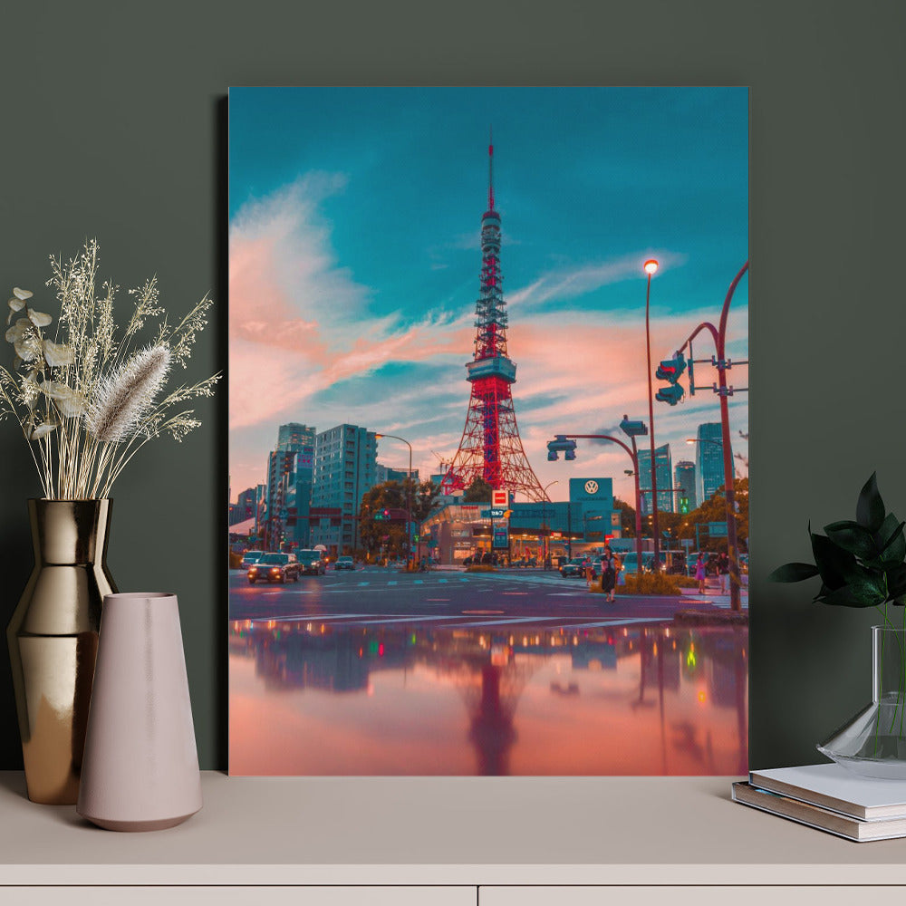 Canvas Print Multiple sizes Unframed & Framed (Vertical) - "Downtown" - Premium Artwork from Concordia Style Boutique - Just $55.98! Shop now at Concordia Style Boutique
