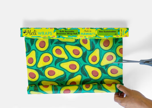 Beeswax Wrap Bulk Roll - Avocado Print - Concordia Style Boutique