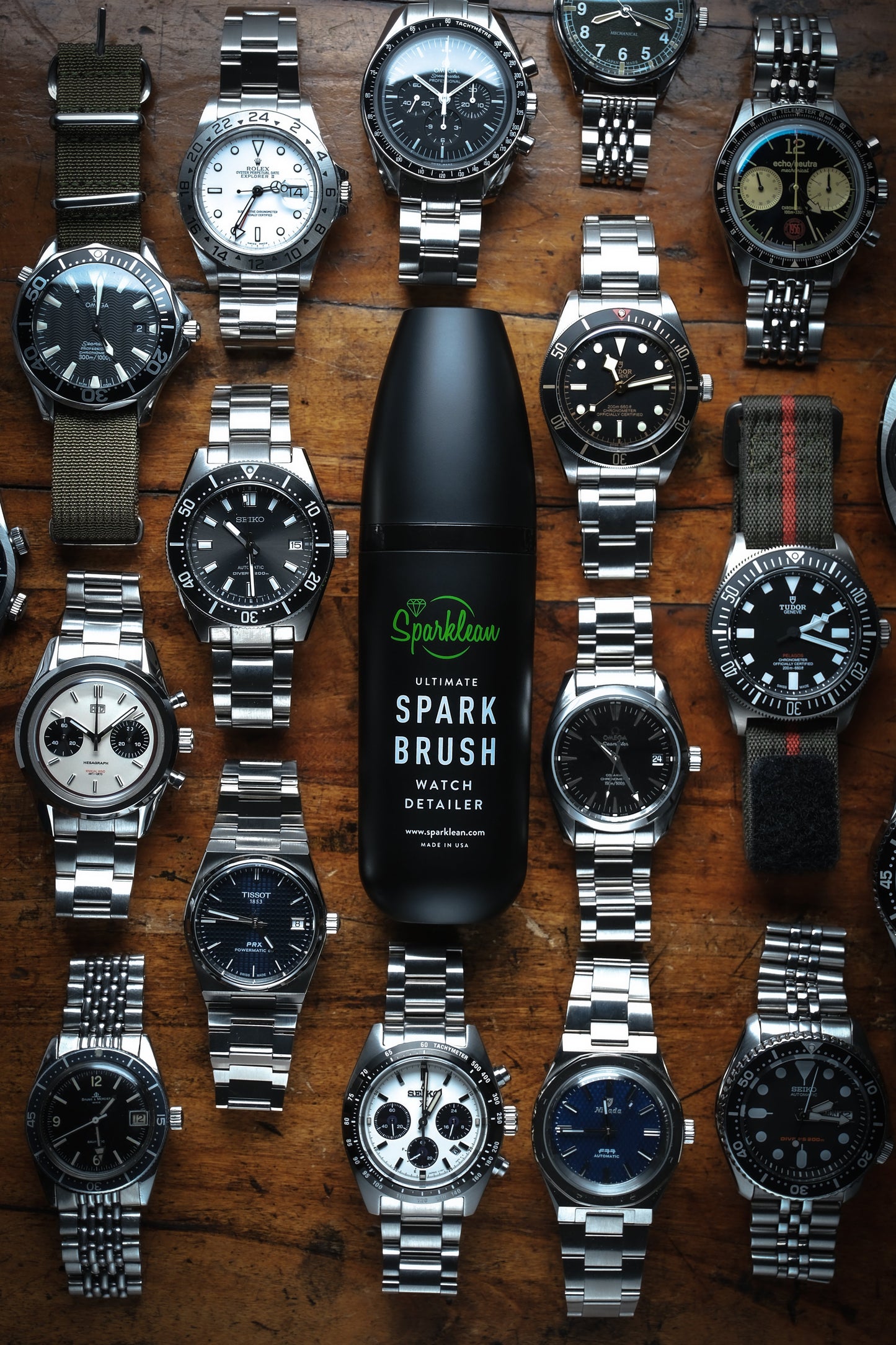 SparkBrush Soft-Bristle Gentle on All Metals, Jewelry, & Watches - Concordia Style Boutique