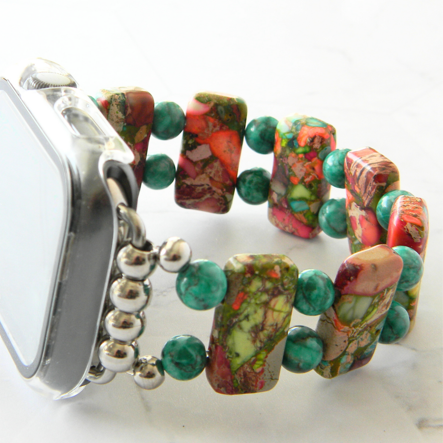 Variscite Sea Sediment Bright-Watch Band for Apple