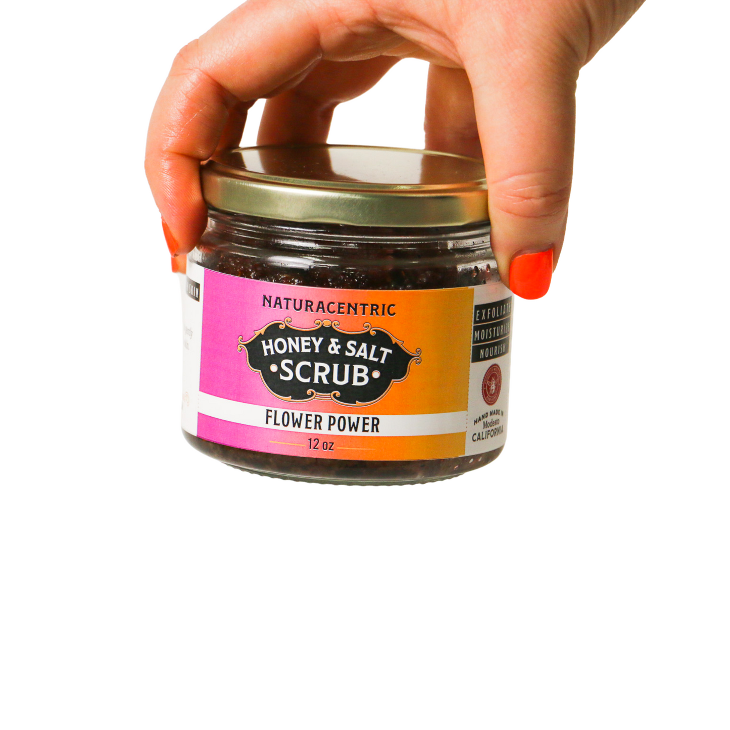 Flower Power Honey & Salt Scrub - Concordia Style Boutique