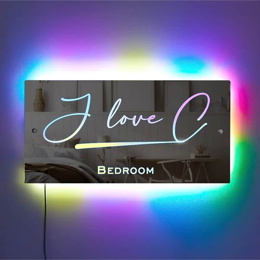 Personalised Name Mirror / Light Up Mirror - Concordia Style Boutique