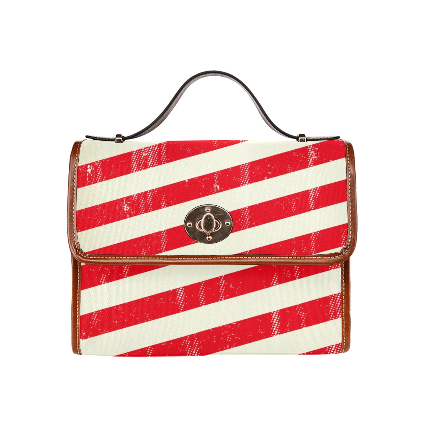 Waterproof Canvas Bag -Brown - "Americana" - Premium Canvas Bag from Concordia Style Boutique - Just $36.52! Shop now at Concordia Style Boutique