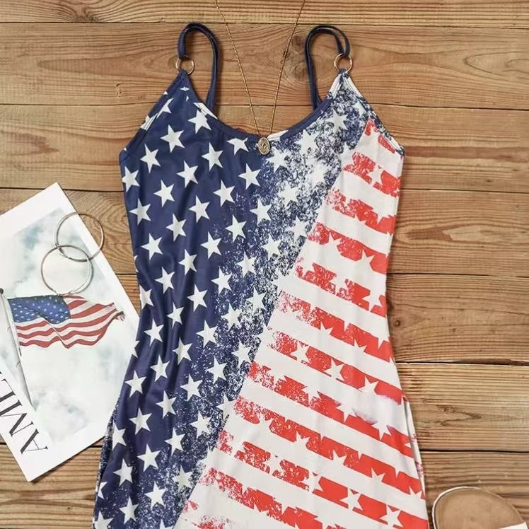 Day Dress - "Americana" - Premium Day Dress from Concordia Style Boutique - Just $26.78! Shop now at Concordia Style Boutique