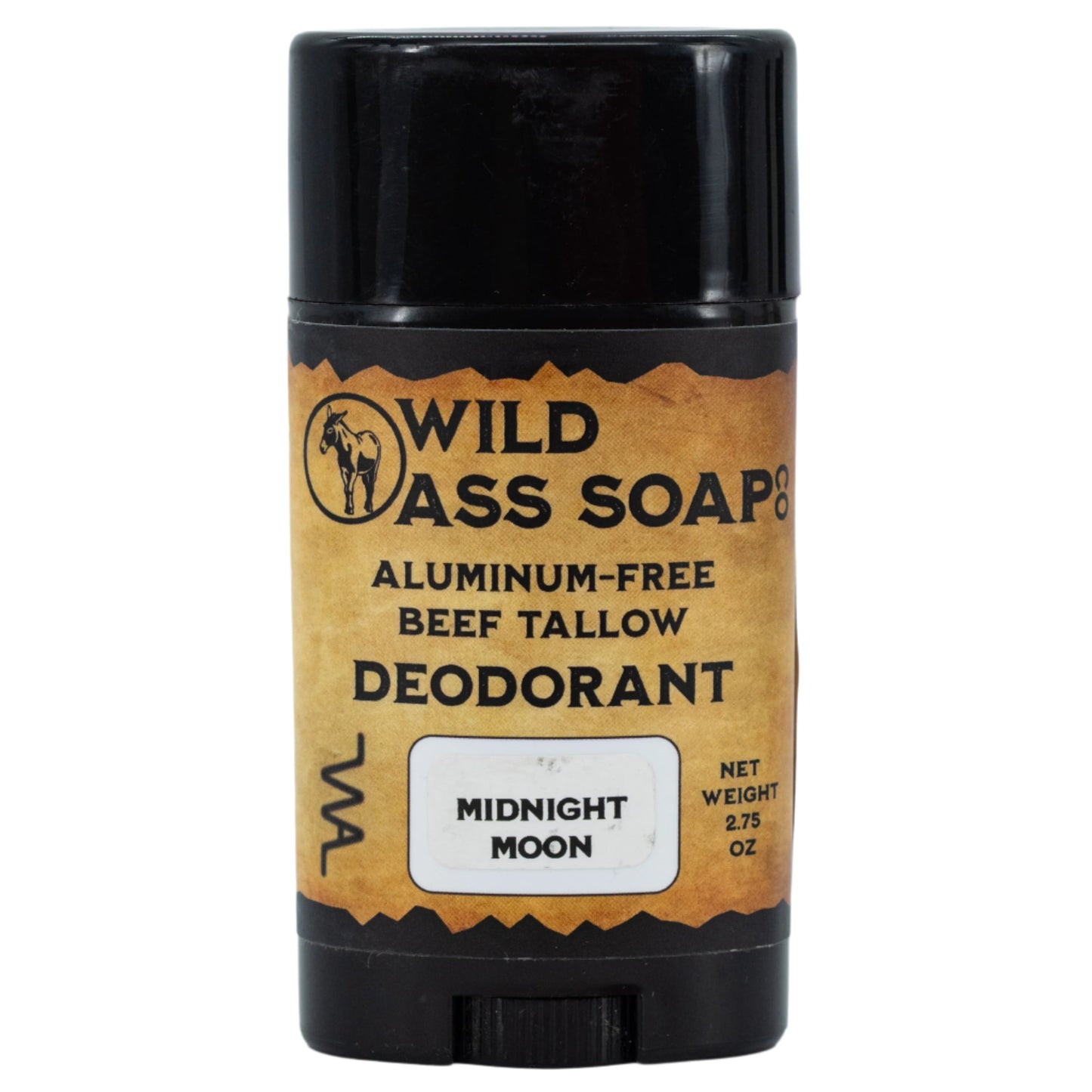 Aluminum-Free Midnight Moon Beef Tallow Deodorant | Pack of 2 | 2.75 oz | Wild Ass Soap