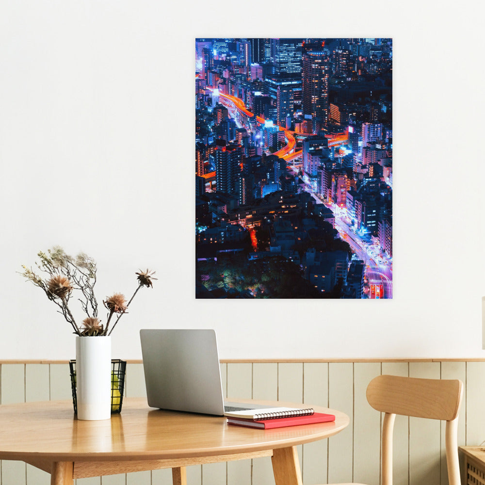 Canvas Print Multiple sizes Unframed & Framed (Vertical) -"The City" - Premium Artwork from Concordia Style Boutique - Just $55.98! Shop now at Concordia Style Boutique
