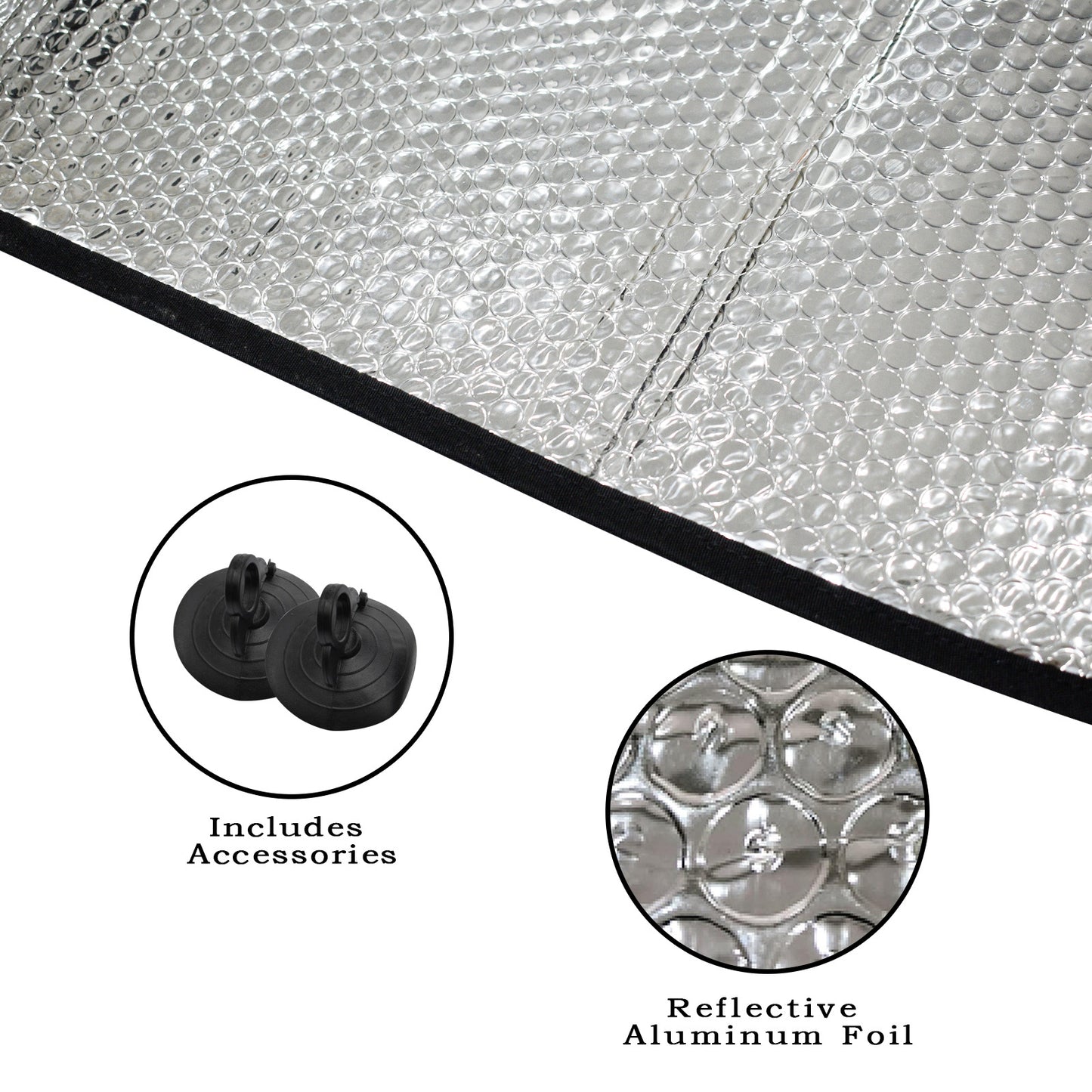 Auto Sun Shade 57.6" x 27.6"(145 cm x 70 cm ) - Premium Auto Sun Shade from Concordia Style Boutique - Just $33.48! Shop now at Concordia Style Boutique