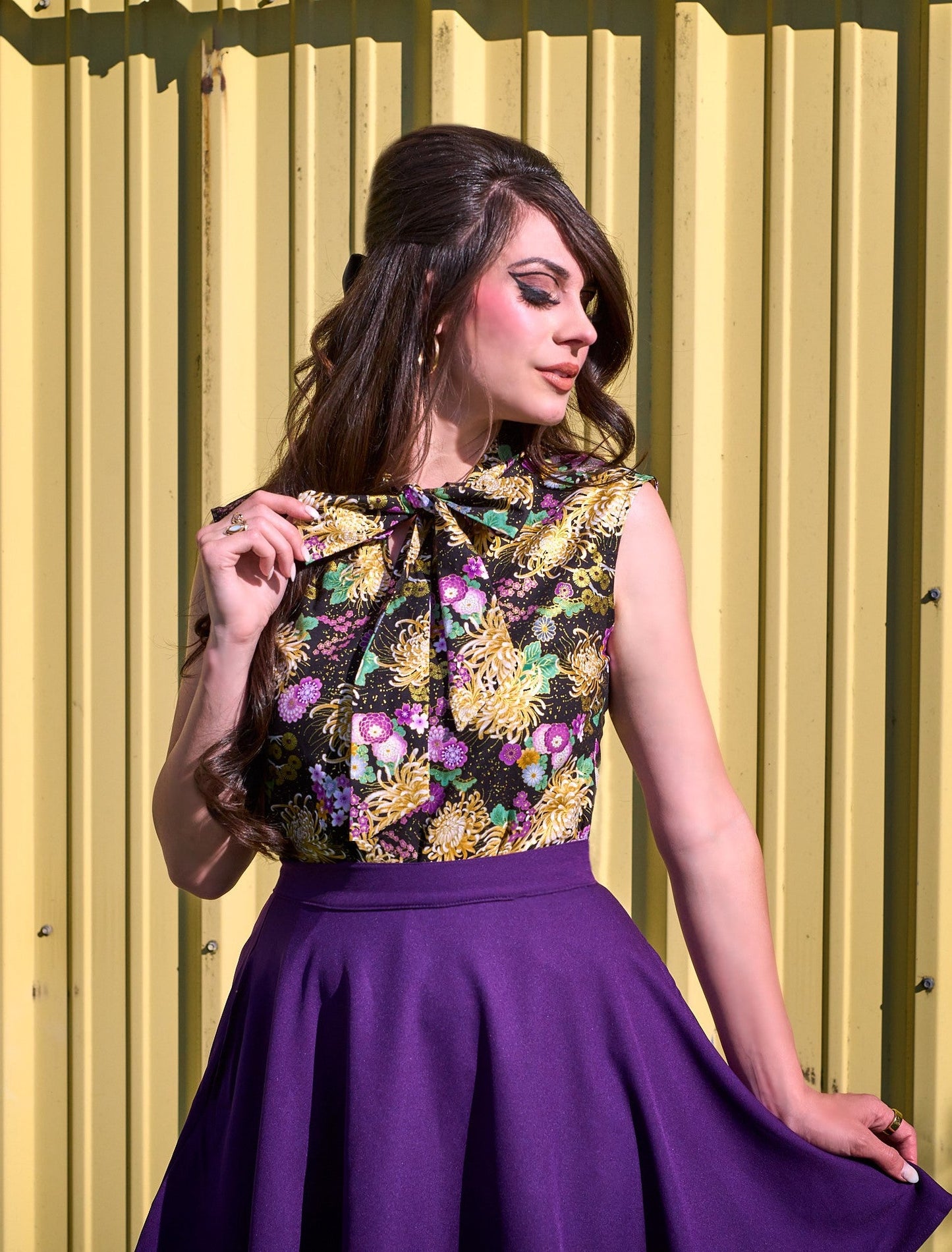 Purple Skater Skirt - Concordia Style Boutique