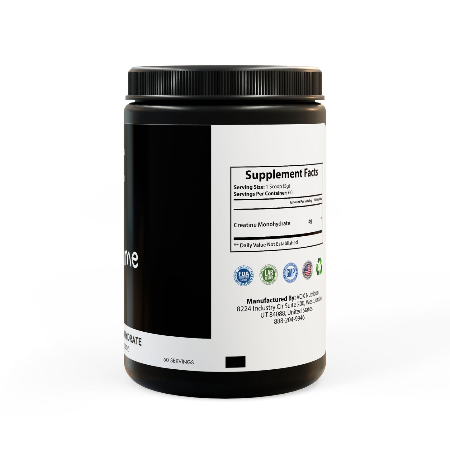 Creatine Monohydrate Supplement (300g, 10.58oz) - Concordia Style Boutique