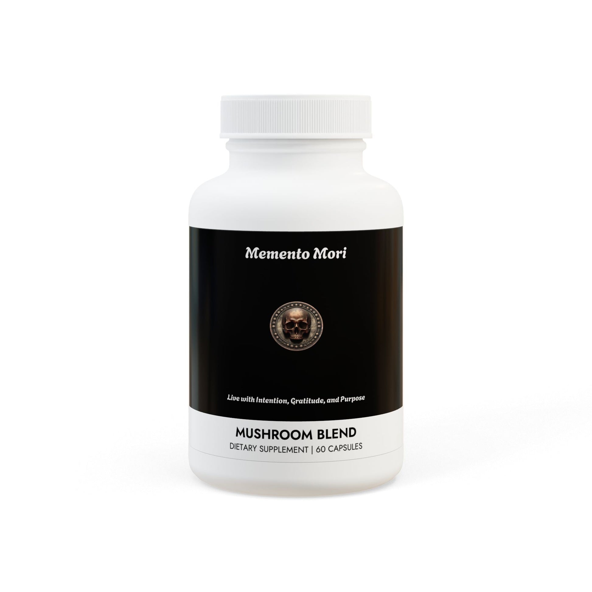Mushroom Blend Supplement (60 Capsules) - "Memento Mori" - Premium Food Supplements from Concordia Style Boutique - Just $19.44! Shop now at Concordia Style Boutique
