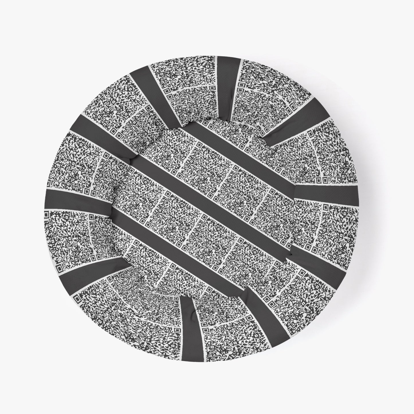 Round Pet Bed -"Scan Me" - Premium pet bed from Concordia Style Boutique - Just $25.50! Shop now at Concordia Style Boutique
