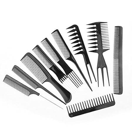 Professional Hair Styling Comb Set - 10 pcs - Concordia Style Boutique
