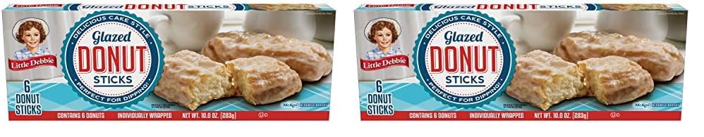 Little Debbie Donut Sticks 6 Individually Wrapped Snack Cakes, 10 OZ Box - Concordia Style Boutique