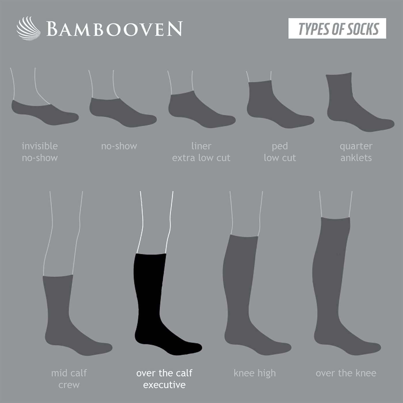 Menβs Bamboo Diabetic Socks 2-Pack - Ultra Thin