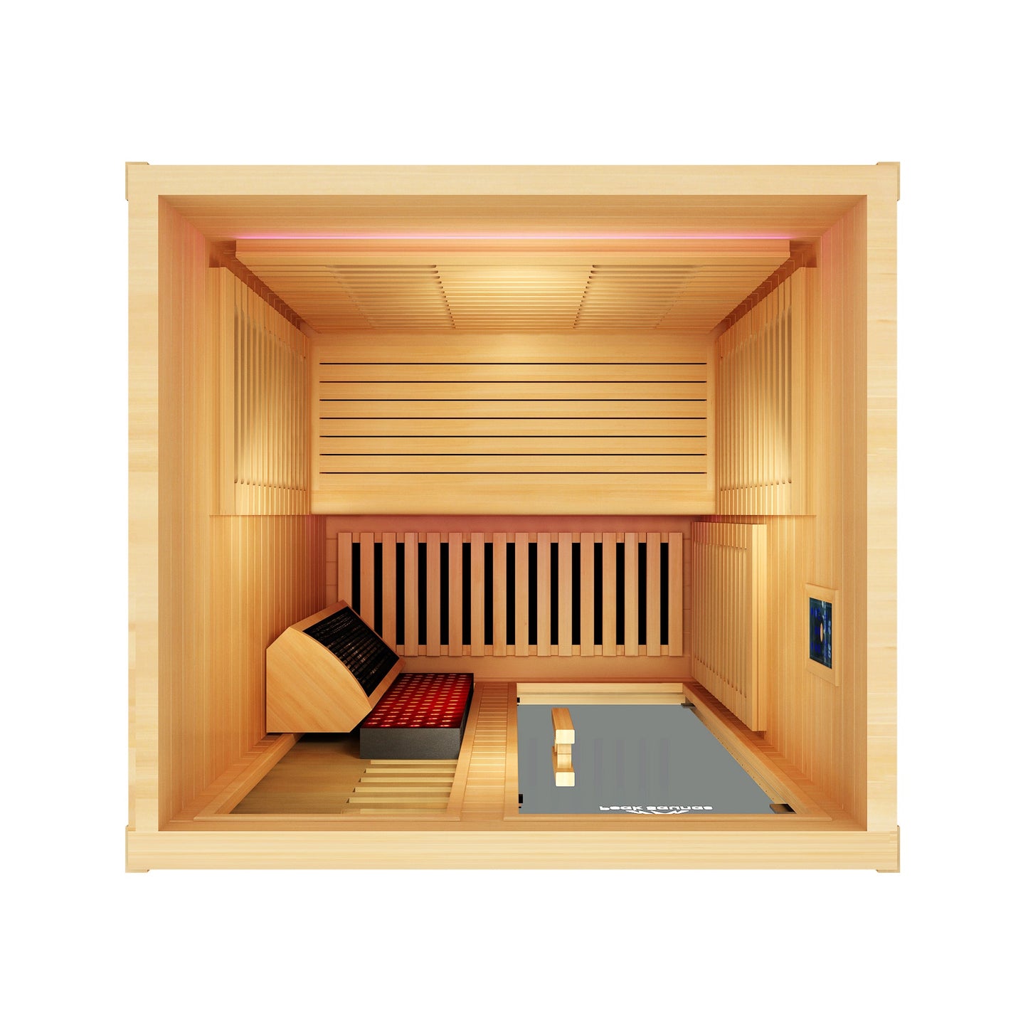 Peak Saunas Everest 2-Person Full Spectrum Infrared Sauna with XL Medical-Grade Red Light Therapy & Smart WiFi App Control - Concordia Style Boutique