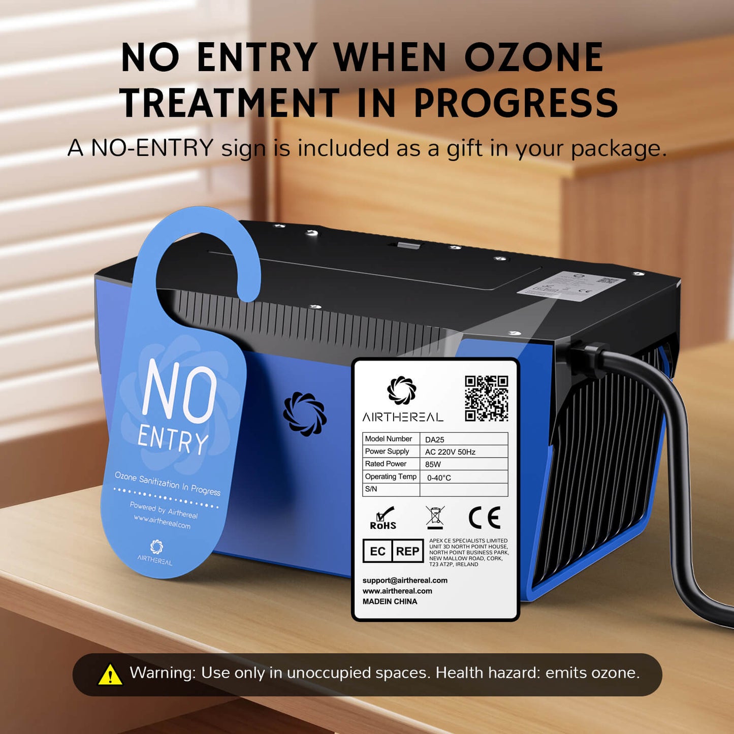 DA25 Desktop Ozone Generator