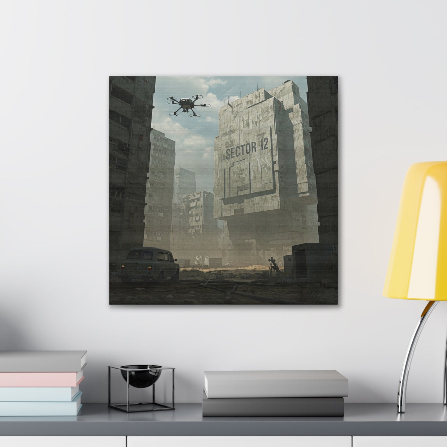 Dystopian Art Canvas Print - Sector 12 Wall Decor - Premium Canvas from Concordia Style Boutique - Just $82.70! Shop now at Concordia Style Boutique