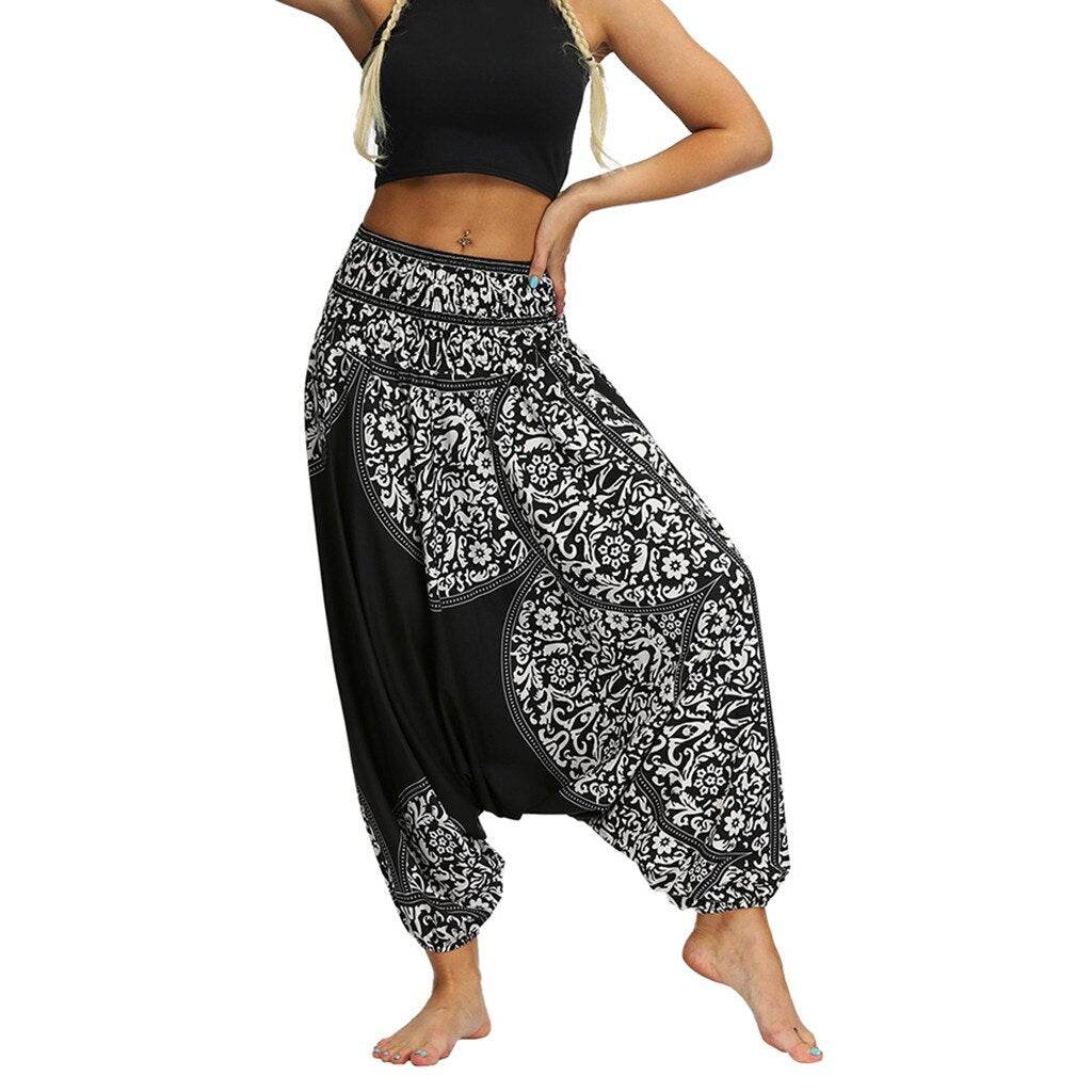 Casual Loose Yoga Trousers - Baggy Vintage Boho Aladdin Pants - Wide Pants - Modis Streetwear - Concordia Style Boutique