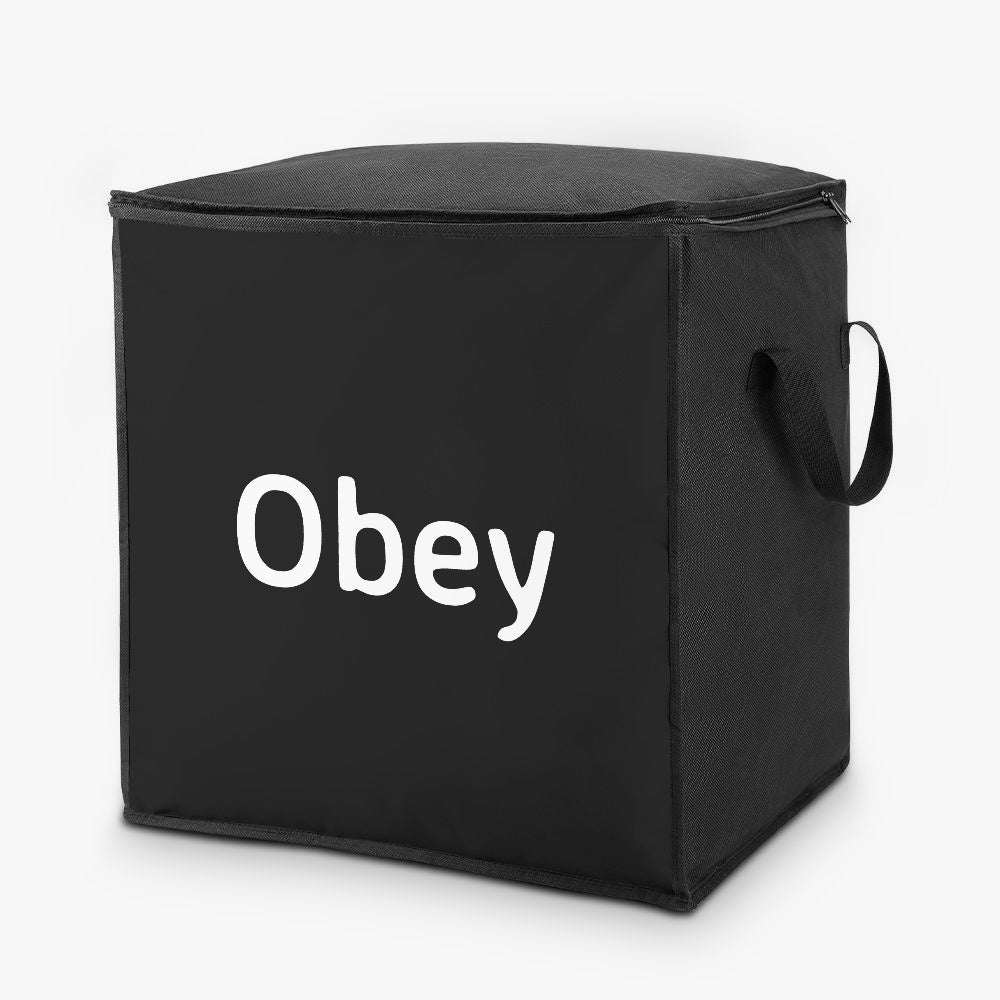 Quilts Storage Bag with Zipper - Obey - Concordia Style Boutique