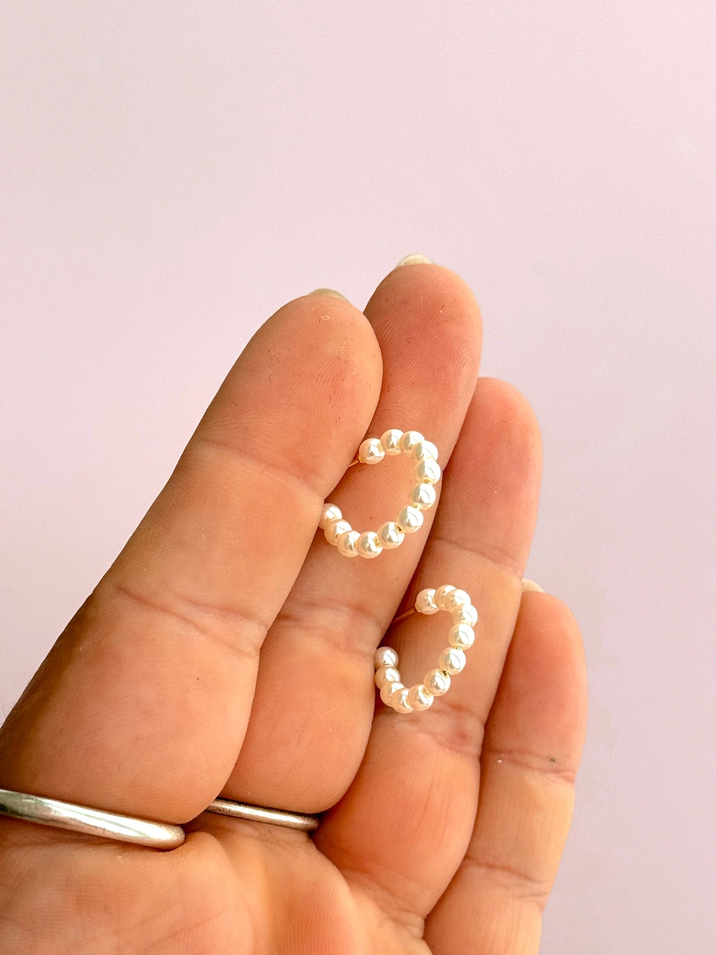 Mother of Pearl Hoops - Concordia Style Boutique