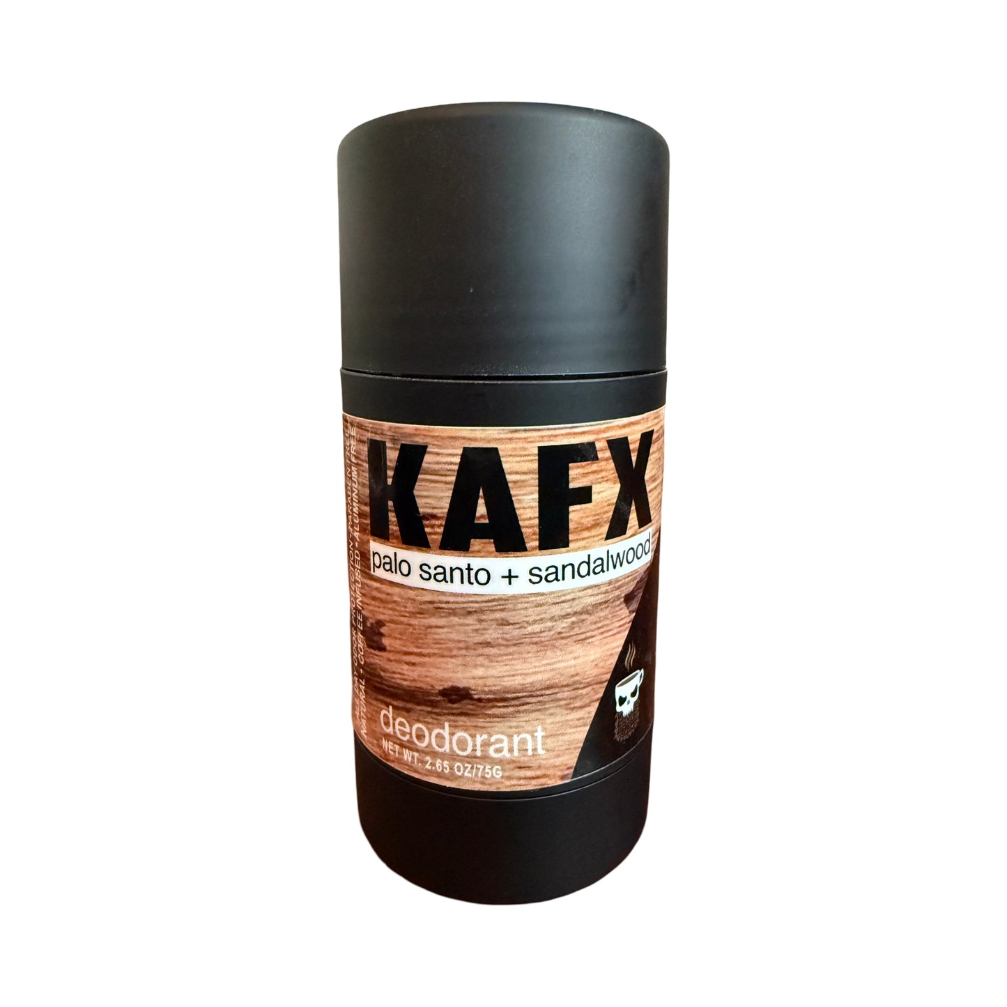 Palo Santo + Sandalwood KAFX Body Natural Coffee Infused Deodorant - Concordia Style Boutique