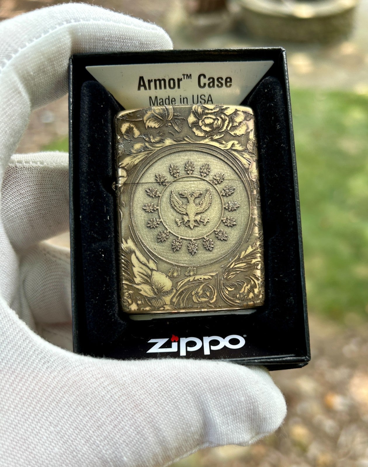 John Wick High Table Zippo | Solid Brass Armor Case | Deep Engraved | Made in US