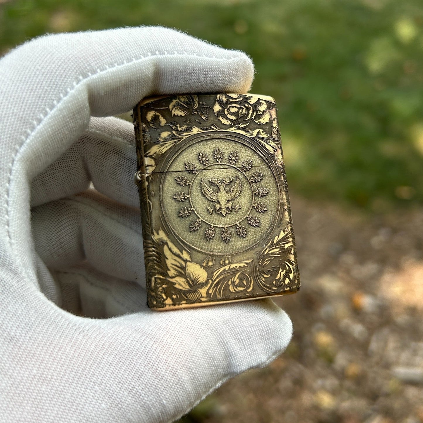 John Wick High Table Zippo | Solid Brass Armor Case | Deep Engraved | Made in US