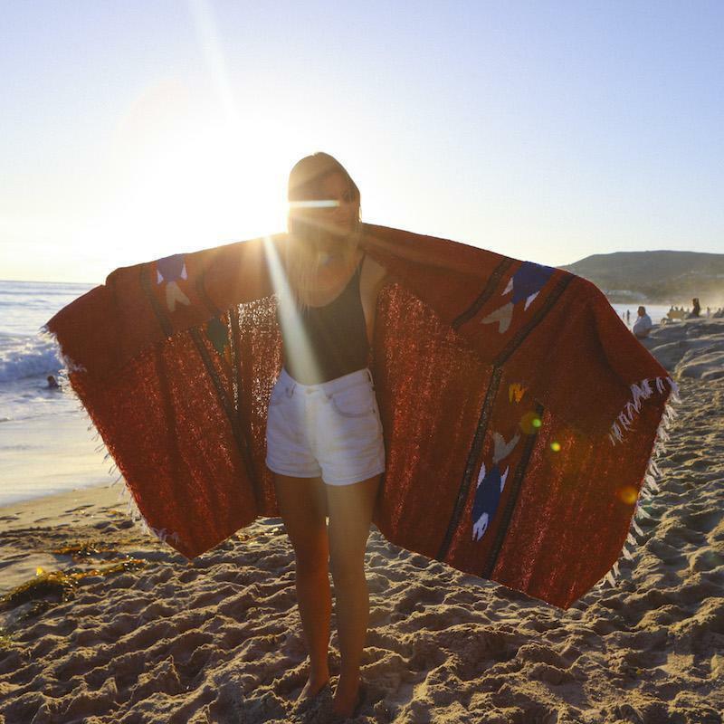 Red Earth Baja Fish Yoga Blanket - Concordia Style Boutique