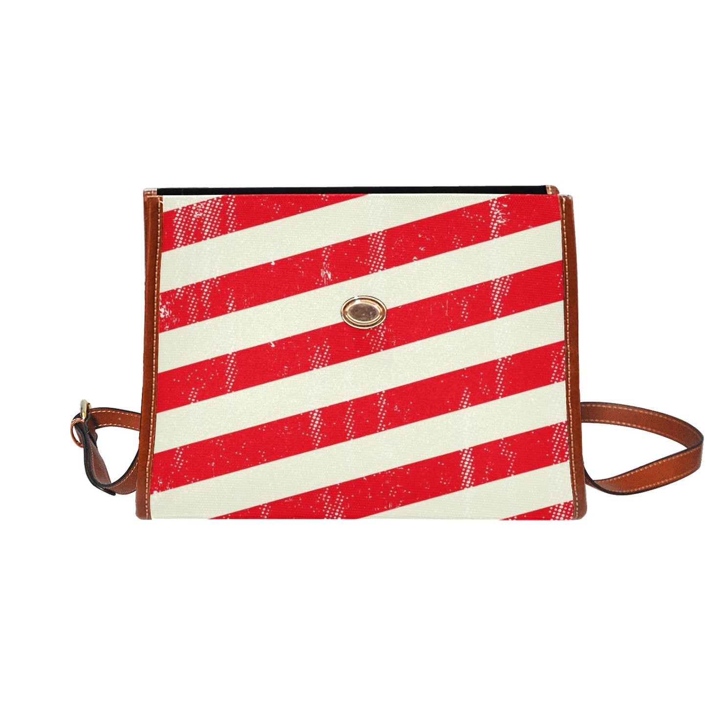 Waterproof Canvas Bag -Brown - "Americana" - Premium Canvas Bag from Concordia Style Boutique - Just $36.52! Shop now at Concordia Style Boutique