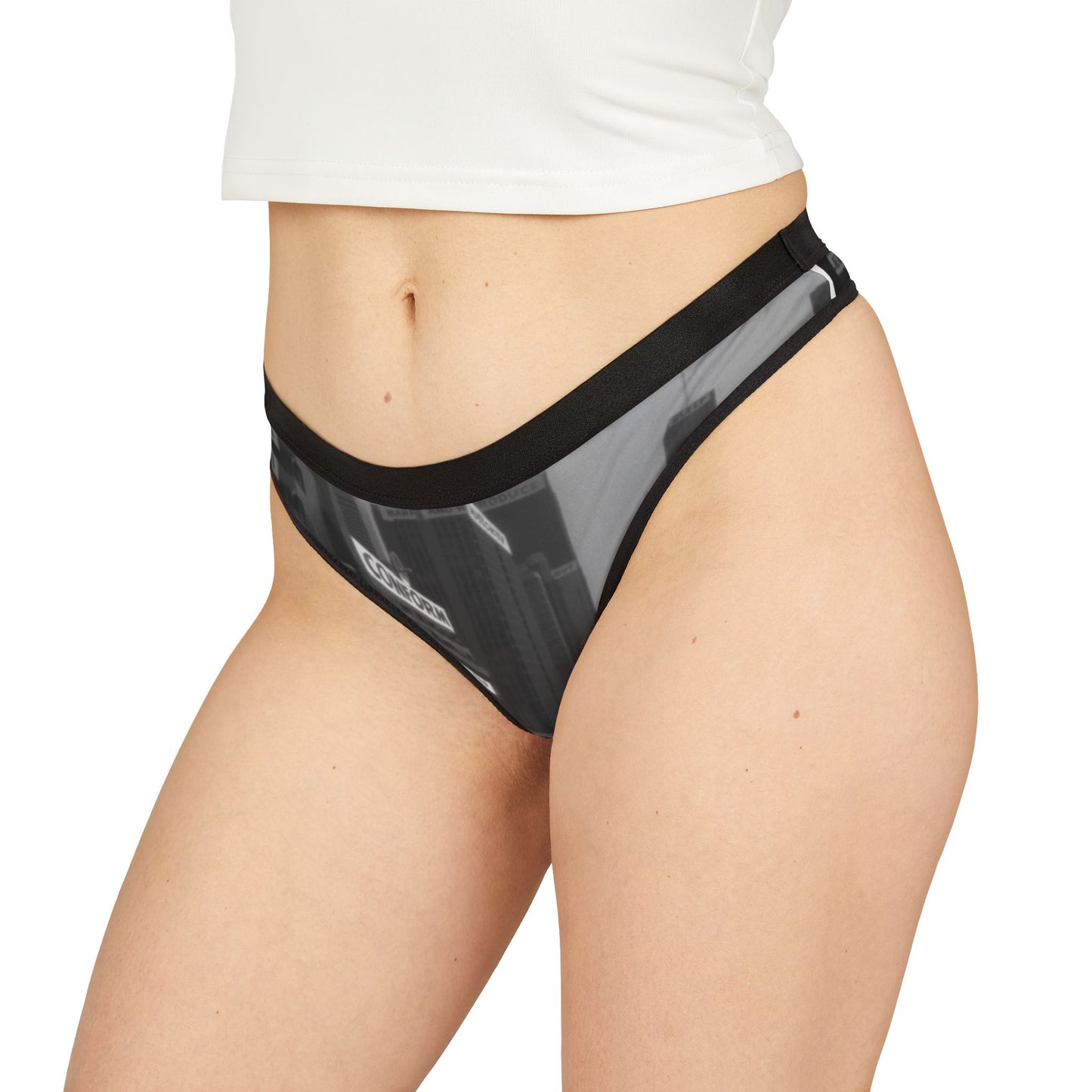 "Obey" - Comfort-Inspired Women's Thongs, Stylish Underwear