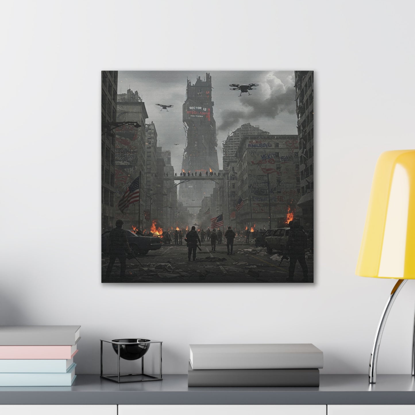 Dystopian Canvas Wall Art - Urban Apocalypse - Premium Canvas from Concordia Style Boutique - Just $82.70! Shop now at Concordia Style Boutique
