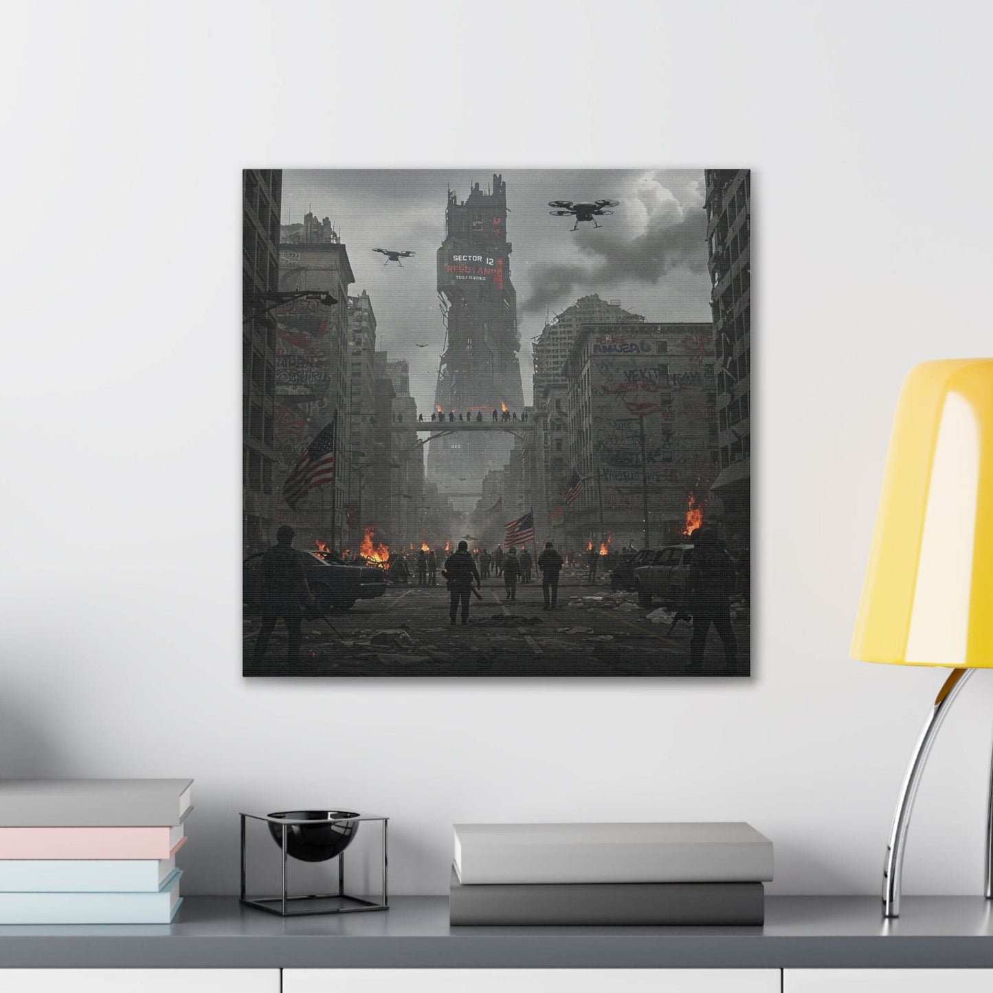 Dystopian Canvas Wall Art - Urban Apocalypse - Concordia Style Boutique