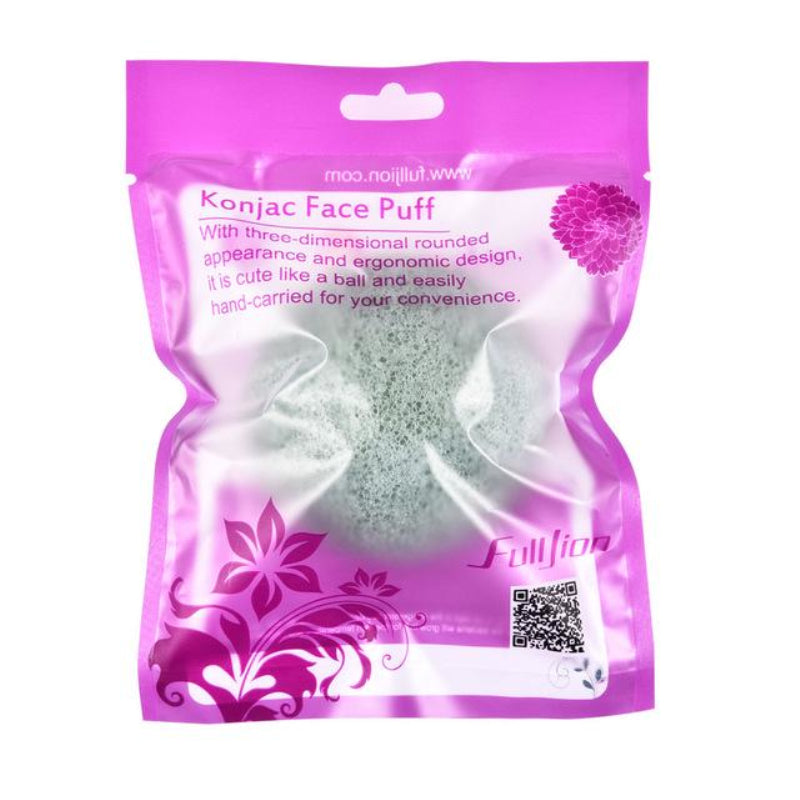 Natural Round Shap Konjac Sponge Face Cleaning Sponge - Premium Castor Oil from erDouckan - Just $6.80! Shop now at Concordia Style Boutique