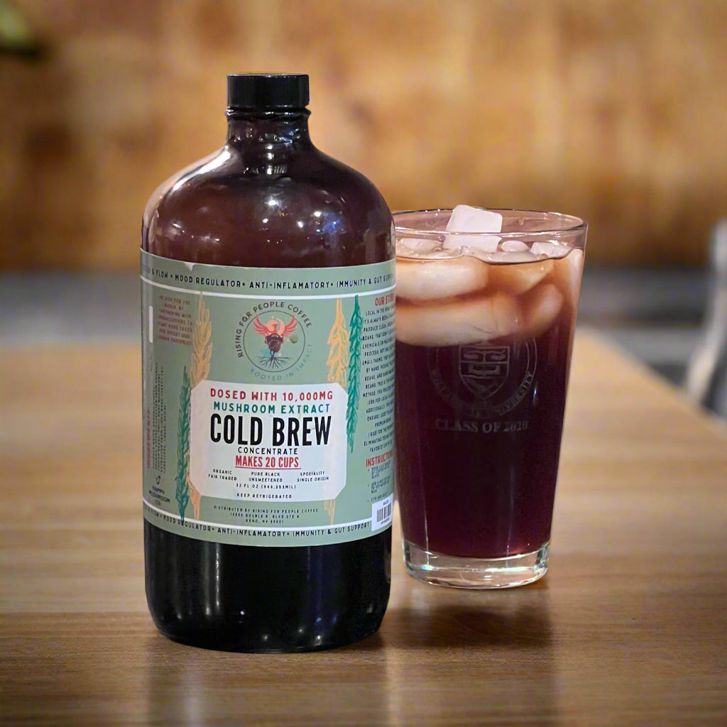 Happy Mushroom concentrated Cold Brew coffee - Concordia Style Boutique
