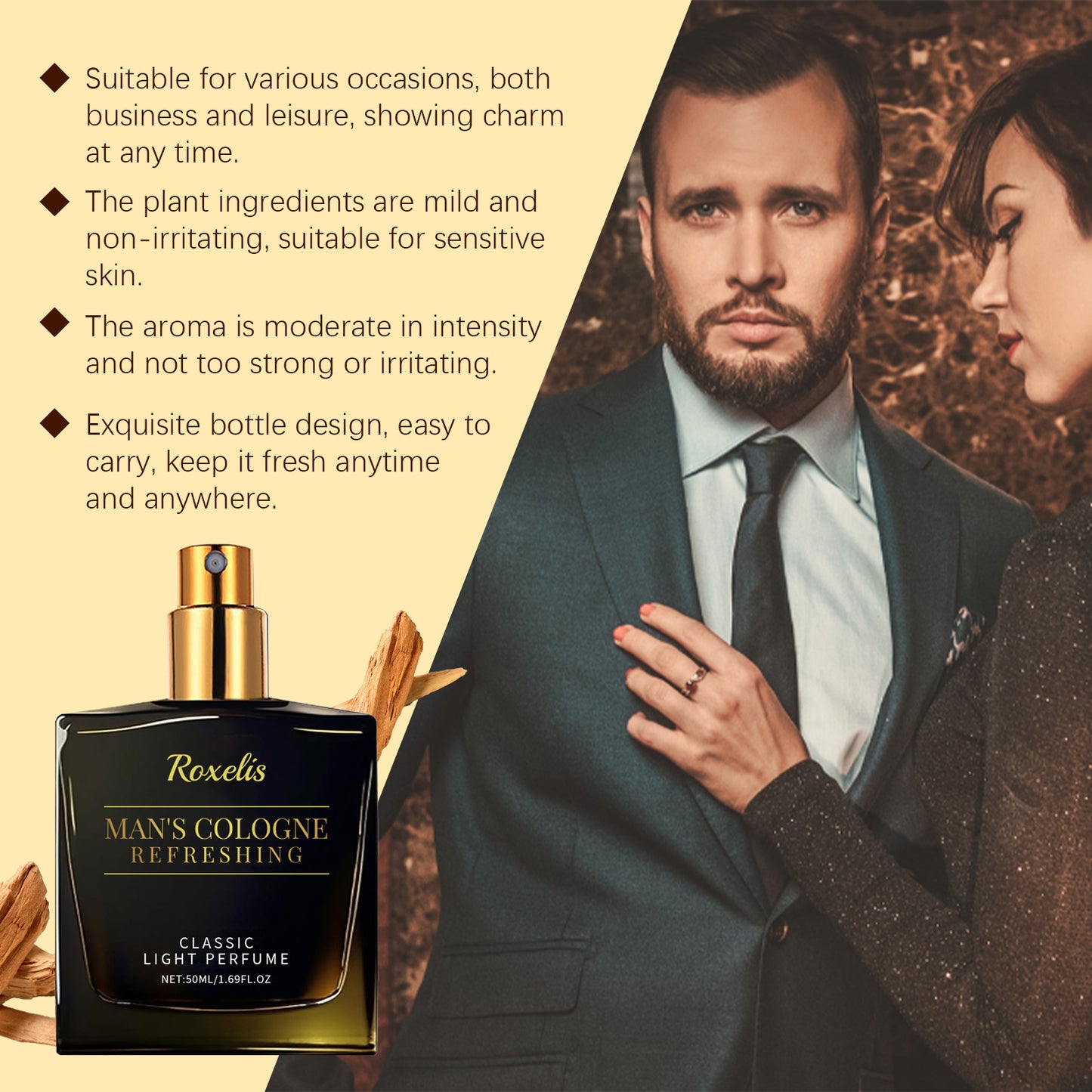 Roxelis Men's Cologne - Premium Cologne from Concordia Style Boutique - Just $12.96! Shop now at Concordia Style Boutique