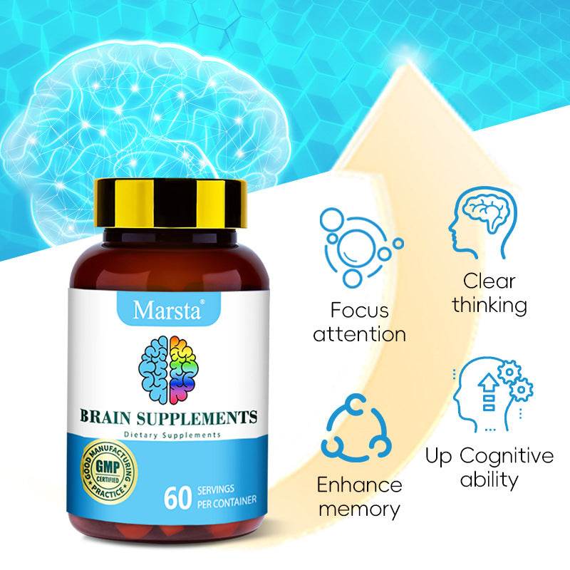 Brain Health Vitamin Capsules - Brain Supplements Capsules - Concordia Style Boutique