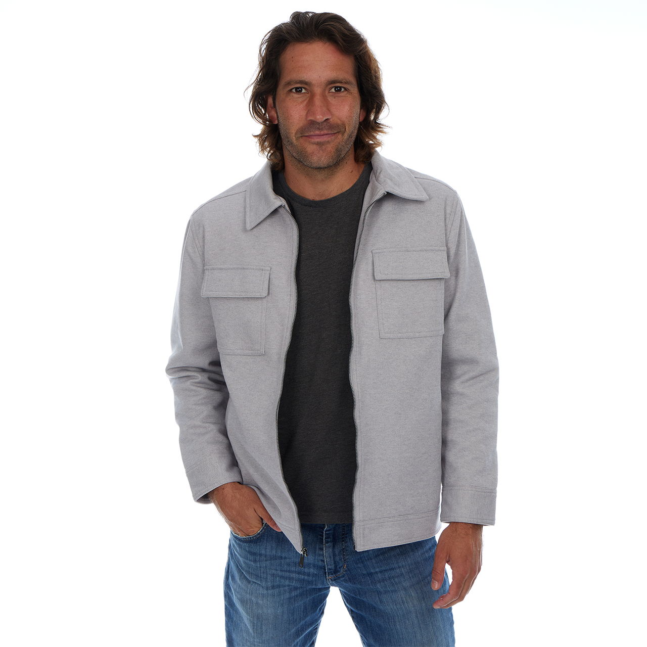 Curtis Zip Up Cargo Jacket