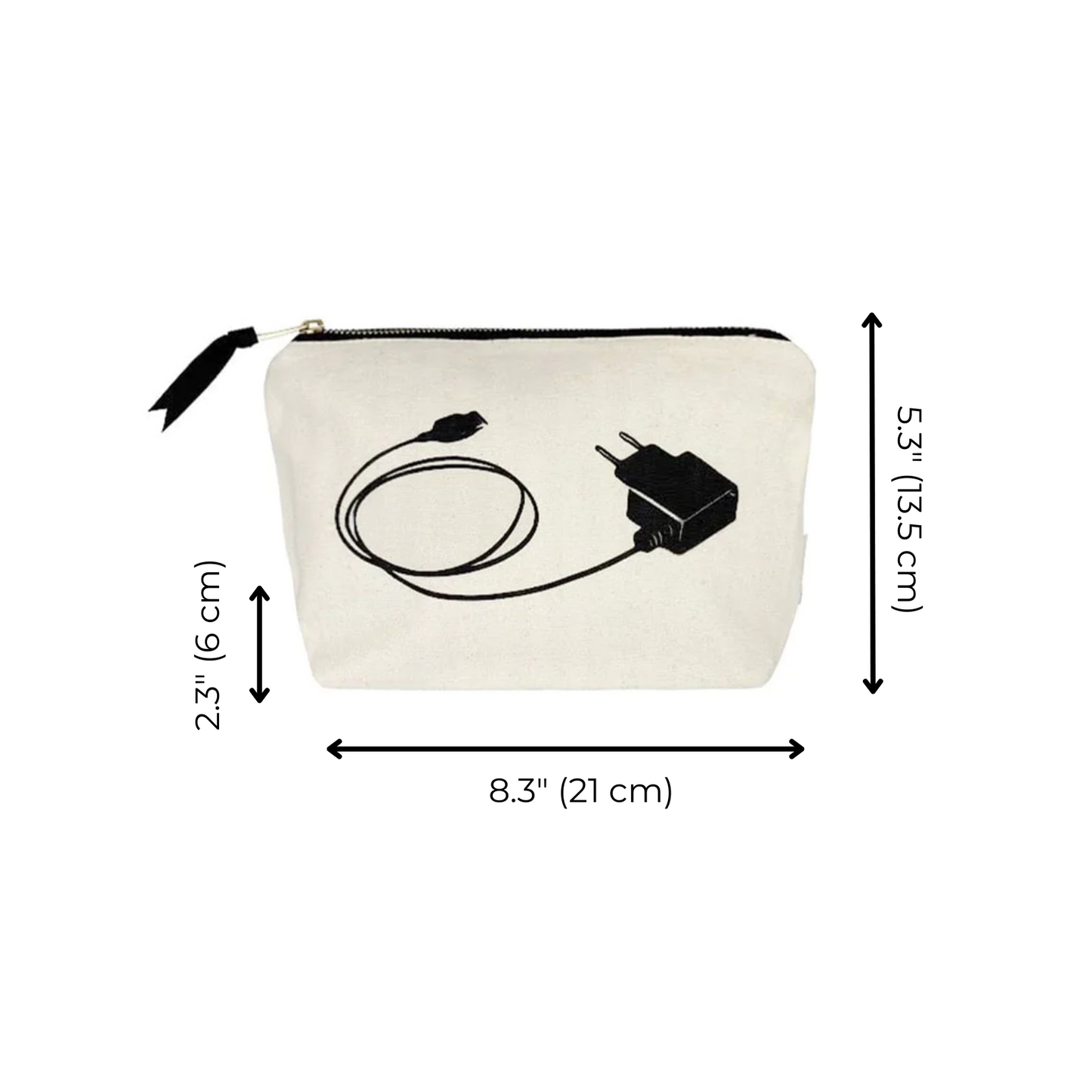 Charger Pouch, Cream - Concordia Style Boutique