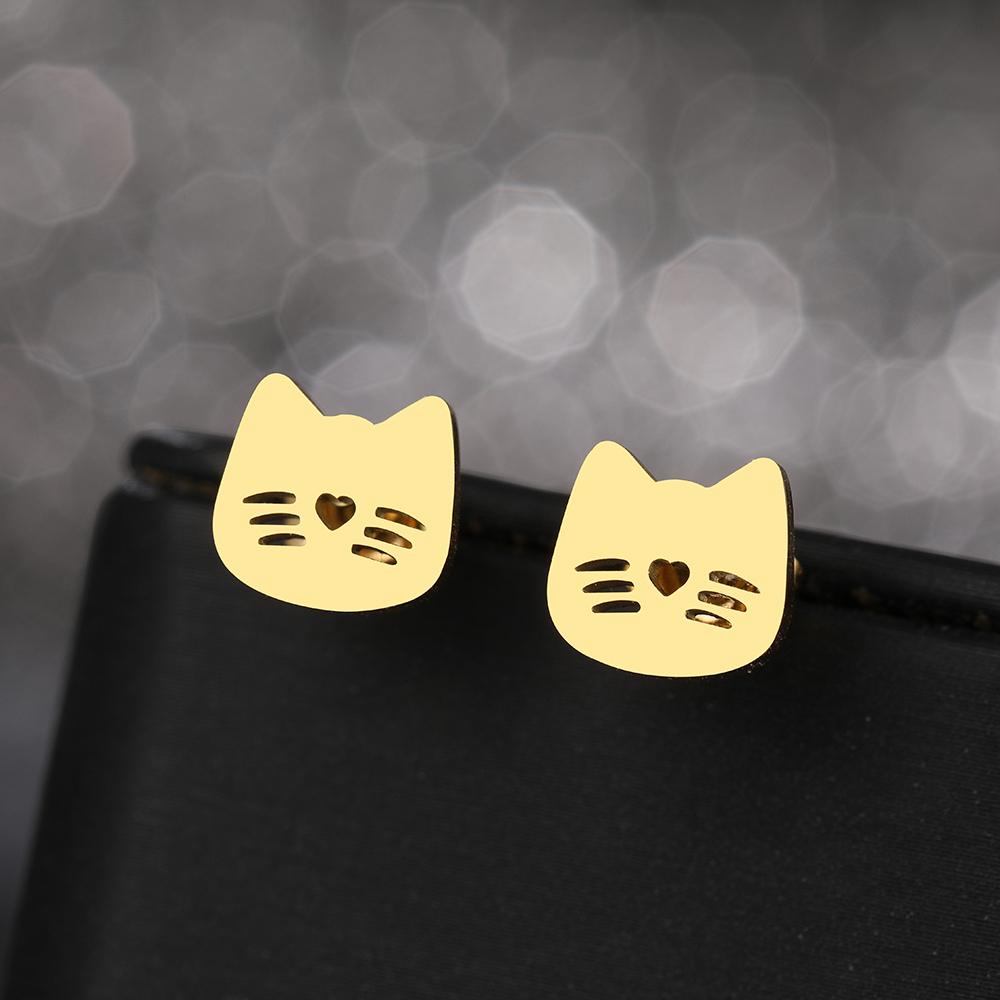 CUTE CAT EARRINGS (PAIR) - Concordia Style Boutique