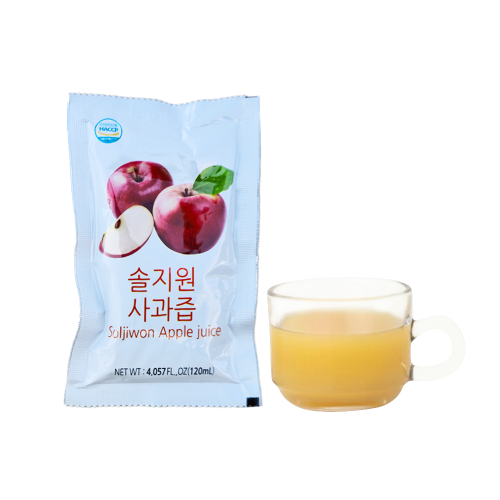 Soljiwon Apple Juice 4.0oz(120ml)* 30ea - Concordia Style Boutique