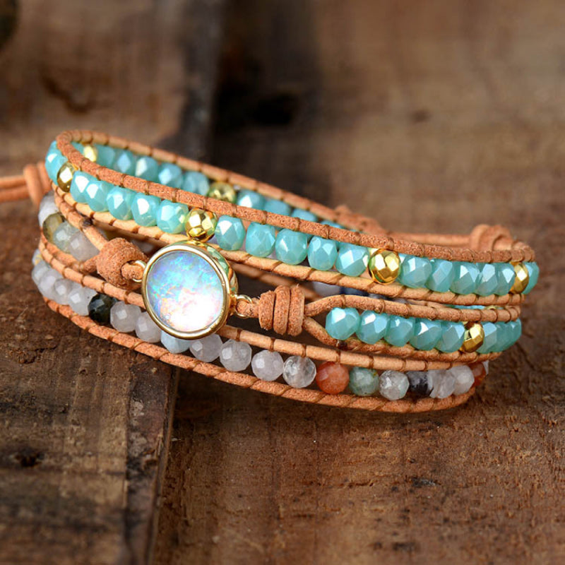 Opal Beaded Layered Bracelet - Concordia Style Boutique