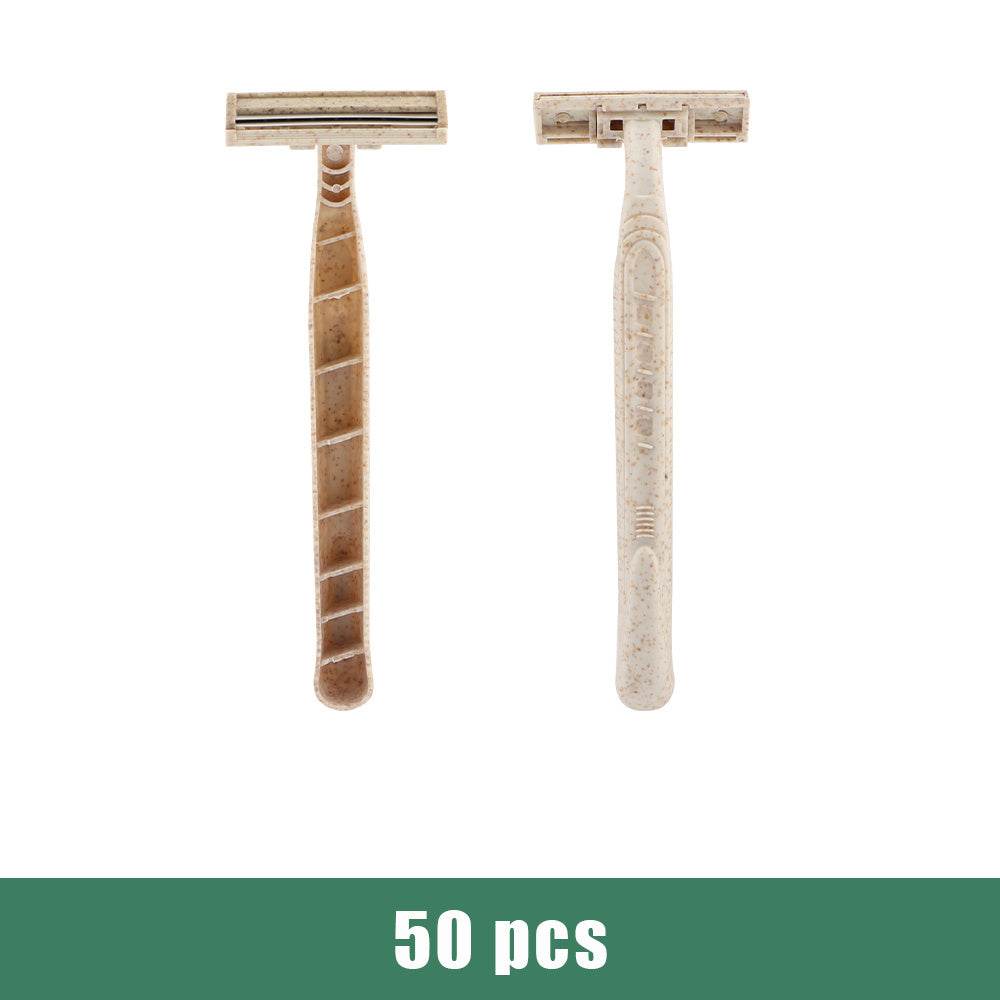 Two-layer Razor Blades - Wheat Straw - Biodegradable Material - Concordia Style Boutique